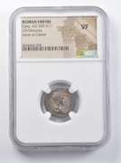 VF AD 209-211 Roman Empire AR Denarius Geta NGC Ancients