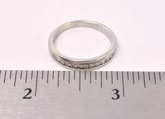 Adorable Diamond Ring In 14K White Gold