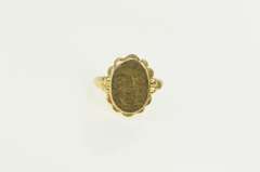 14K Yellow Gold G B D Monogram Initial Name Letter Vintage Ring