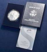 2008 Burnished Silver Eagle In OGP