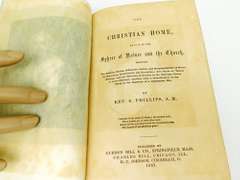 1867 The Christian Home Antique Book