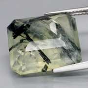 Collectors 15.26ct rutilated Prehnite