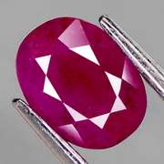 Stunning violet red 1.55ct Winza Ruby