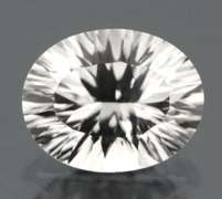 Concave cut 3.02ct AAA diamond white Topaz