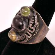 Amazing 6.17CTW Tourmaline Ring in Sterling Silver