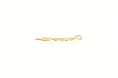 14K Yellow Gold Skat Word Cut Out Letter Charm/Pendant
