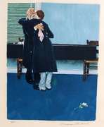 Extremely rare and collectable hand signed Norman Rockwell