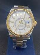 PRE-OWNED ROLEX TWO TONE SKY DWELLER WHITE DIAL| MODEL 326933