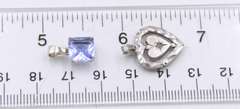 Group Lot of Vintage 925 Sterling Silver Pendants