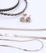 Group Lot of Vintage 925 Sterling Silver Jewelry