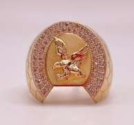 14kt Solid Yellow Gold Men's Ring