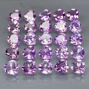 Dazzling 10.41ct heart cut real Bolivian Amethyst set