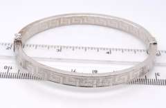 925 Sterling Silver Versache Style Bangle