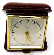 Vintage Sheffield W. Germany 8 Day Travel Alarm Clock