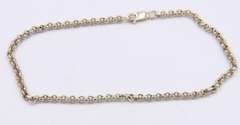 Lot of 2 Vintage 925 Sterling Silver Anklets