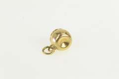 14K Yellow Gold 3D Pot of Gold Bucket End of the Rainbow Charm/Pendant