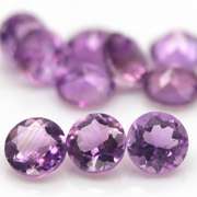 Glittering 18.79ct round cut Brazilian Amethyst set