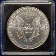1996 American Silver Eagle BU In Plastic Capsule