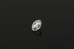 GIA 0.43 Ct Round Brilliant Cut F Color VVS2 Clarity Diamond