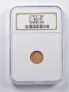AU53 1855 $1 Indian Head Princess Gold Dollar Piece NGC