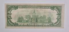 1929 $100 Chicago, IL United States National Currency Note