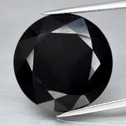 Large 23.29ct unheated  black Spinel solitaire