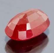 Fantastic 5.54ct oval cut rich blood red Ruby