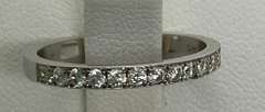 BRAND NEW LADIES 18K WHITE GOLD AND DIAMOND BAND