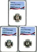 3 High Grade Proof Jefferson Nickels in NGC PF69 Ultra Cameo