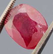 Vivid imperial red 5.55ct oval cut Ruby