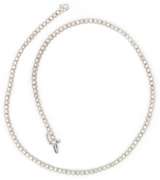 Romantic White Gold 4ctw Round Diamond Tennis Necklace