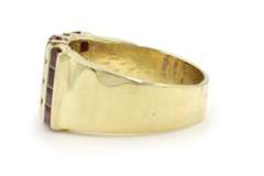 3.56ctw Ruby and Diamond Men's Ring in 14K