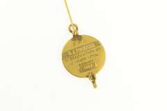 10K Yellow Gold Fed. Bureau of Investigation Service 10yrs Pin/Brooch