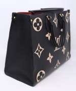 Preowned Louis Vuitton Empreinte Monogram Giant onthego Black Leather Tote Bag