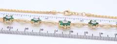 Incredible Emerald and Diamond Necklace in Yellow Gold