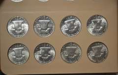 Complete 1948-1963 Franklin Half Dollar Dansco Album