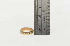 Gold Filled Victorian 3.4mm Patterned Child's Baby Ring