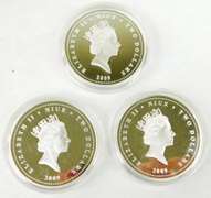 Russian Ballet in Paris Music Box w/3 Coins, .999