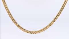 Incredible Curb Link Chain Necklace in Yellow Gold