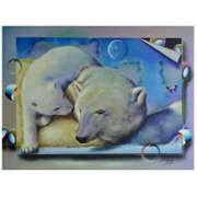 Polar Bear Love by Ferjo Original