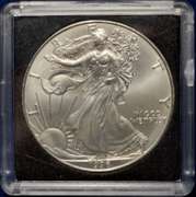 1996 American Silver Eagle BU In Plastic Capsule