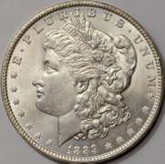 1889 Morgan Silver Dollar BU