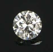 GIA 0.49 Ct Round Brilliant Cut G Color SI2 Clarity Diamond