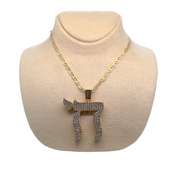 RELIGIOUS NECKLACE CRAFTED IN 14K YELLOW GOLD