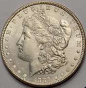 1889 Morgan Silver Dollar Circulated With Luster