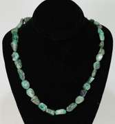 Beautiful Emerald nugget necklace