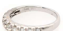Spectacular 0.60ctw Round Diamond Wedding Band Ring in 14K