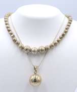 Lot of 2 Vintage 925 Sterling Silver Necklaces