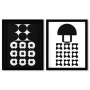 Mimas et Canopus (Diptych) by Vasarely (1908-1997)