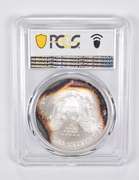 MS67 2005 American Silver Eagle Toning PCGS